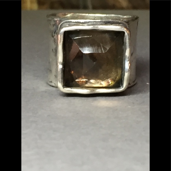 Silpada Smoky Quartz Topaz ring - Picture 4 of 8